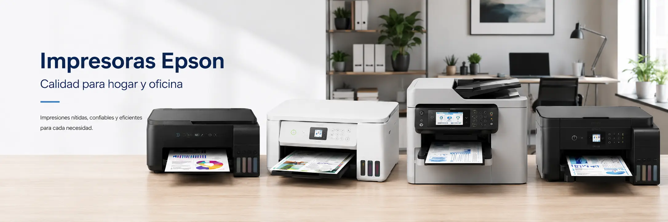 Impresoras Epson para hogar y oficina