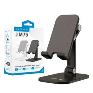 SOPORTE PARA CELULARES Y TABLETS ANTRYX M75 NEGRO