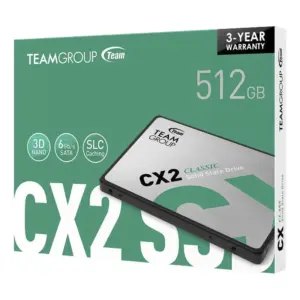 Disco Sólido SSD TeamGroup CX2 512GB 2.5" SATA