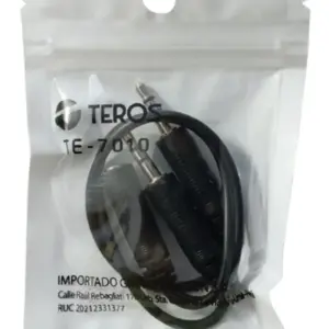 Conectores para audio: 2 machos de 3.5mm a un conector hembra de 3.5mm TE7010N