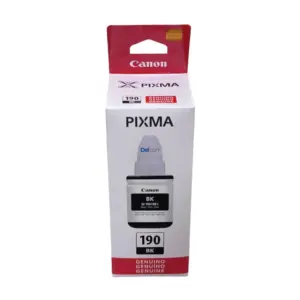 Botella De Tinta Canon GI-190 Negro 135.0ml