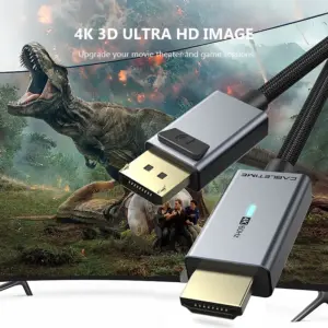 Cable DisplayPort a HDMI 1.8mts CABLETIME CD30K 4K 60Hz
