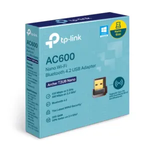 Adaptador USB TP-Link Archer T2UB Nano Wi-Fi y Bluetooth AC600