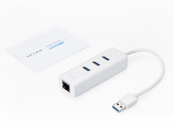 Adaptador TP-Link UE330 USB 3.0 con Hub 3 Puertos y Ethernet Gigabit - Imagen 2