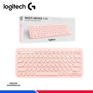 TECLADO LOGITECH K380 BT ROSADO MULTI DEVICE (920-009594)