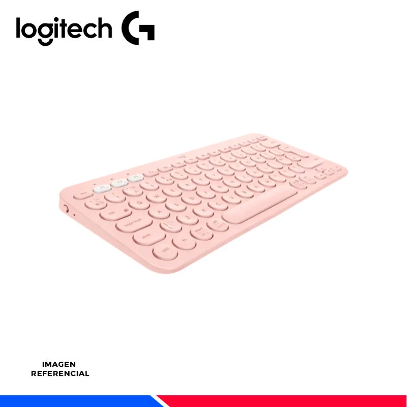 TECLADO LOGITECH K380 BT ROSADO MULTI DEVICE (920-009594) - Imagen 2