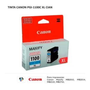 Cartucho de Tinta Canon PGI 1100 Cian