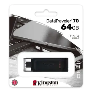 Memoria Flash USB Kingston DataTraveler 70, 64GB