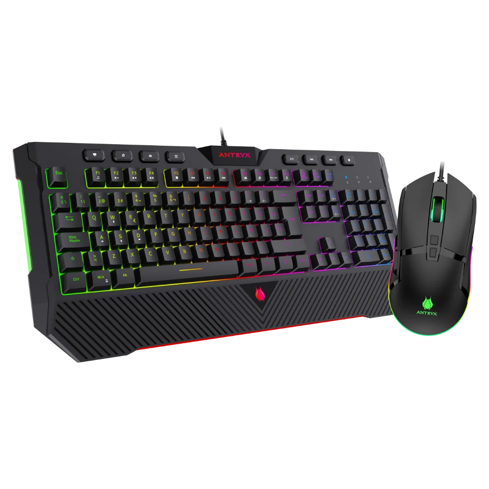 KIT TECLADO + MOUSE ANTRYX CHROME STORM GC-2500 (AGC-CS2510K-SP)