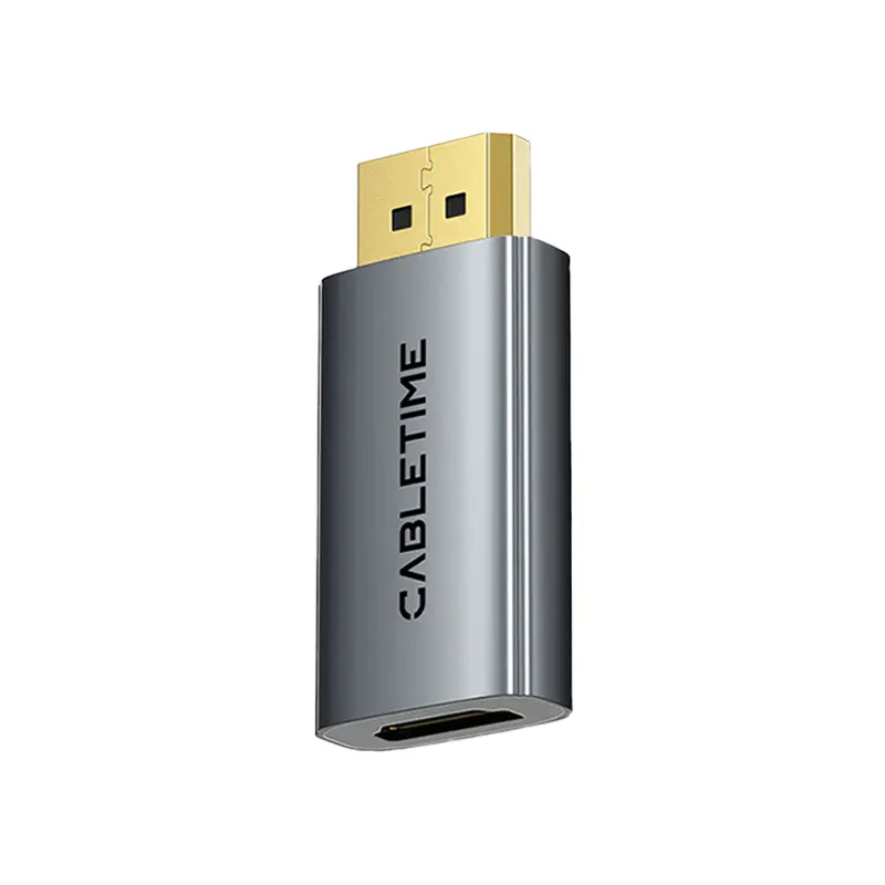 Adaptador de DisplayPort macho a HDMI hembra 4K 60Hz - CABLETIME | CP21A - Imagen 4