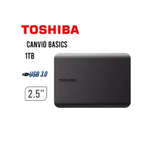 DISCO DURO EXTERNO TOSHIBA 1TB ( HDTB510XK3AA ) CANVIO BASICS