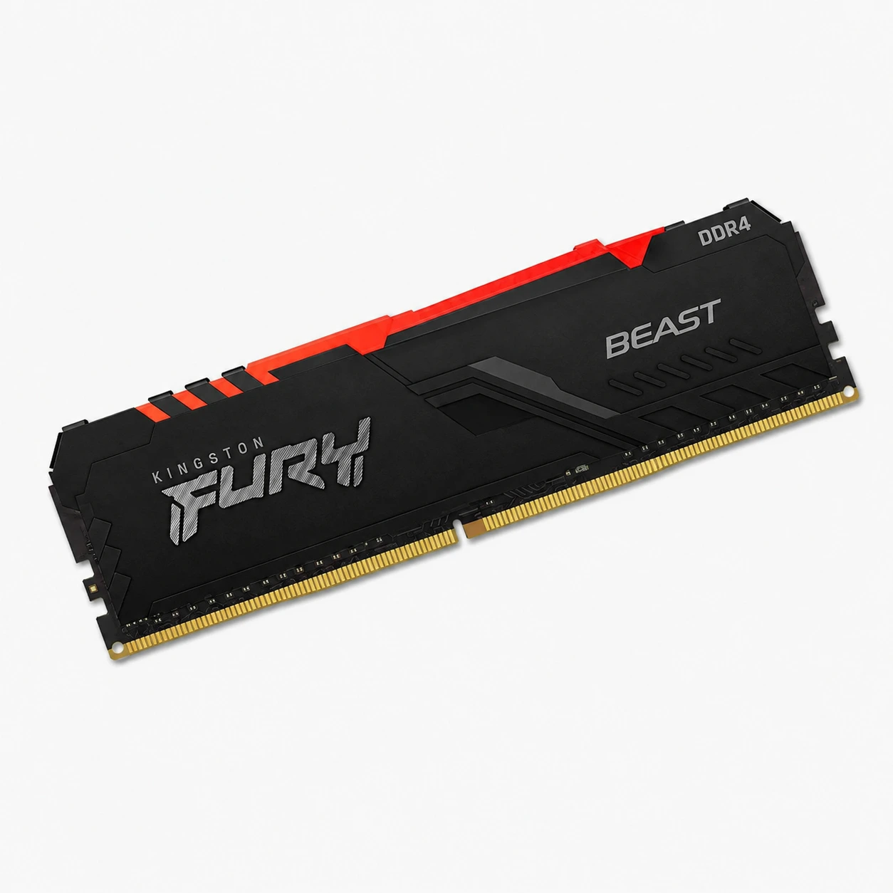 MEMORIA RAM KINGSTON DDR4 8GB, RGB, FRECUENCIA 3600 MHZ, FURY BEAST NEGRO, PARA PC DE ESCRITORIO - Imagen 2