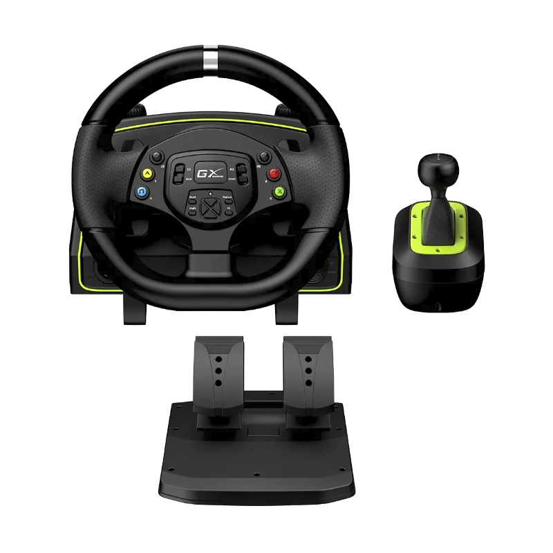 Kit Mando Volante Con Pedal Y Palanca Genius Speedmaster X2 (31620002400) - Imagen 2