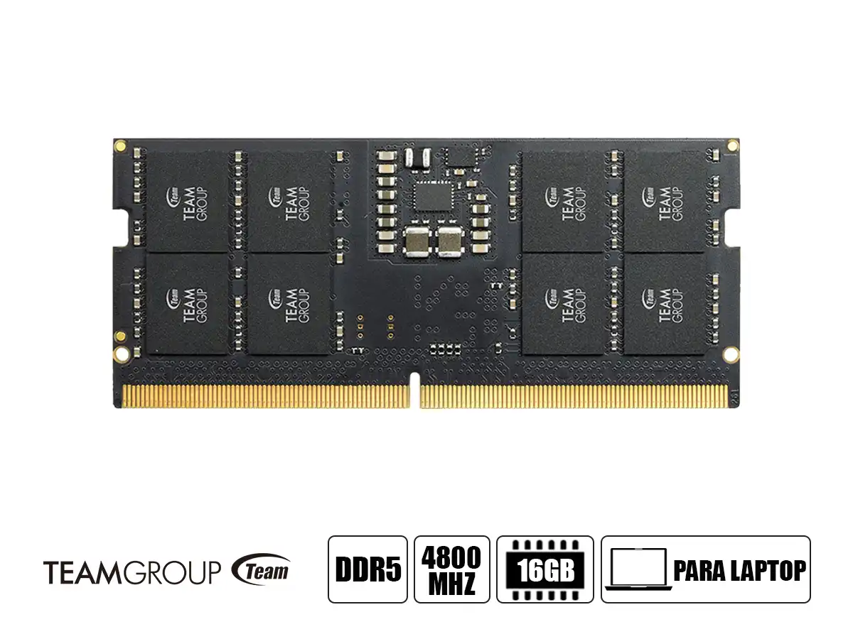 Memoria TEAMGROUP SO-DIMM ELITE DDR5, 16GB DDR5-4800MHz - Imagen 2