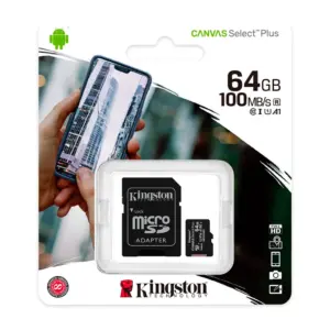 Memoria kingston 64gb micro sdxc canvas select