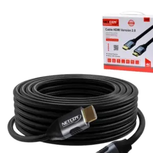 Cable HDMI 2.0 10 Metros NETCOM Ultra HD 3D 4K 60hz 2160P PVC