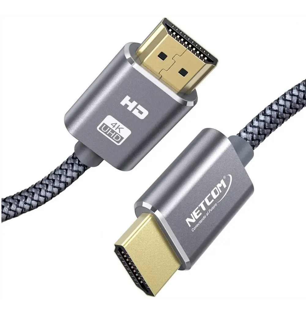 Cable Hdmi 2.0 1.8 Metros Netcom Ultra Hd 3d 4k 60hz 2160p - Imagen 3