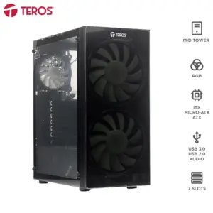 CASE GM ATX TE1333 BLACK