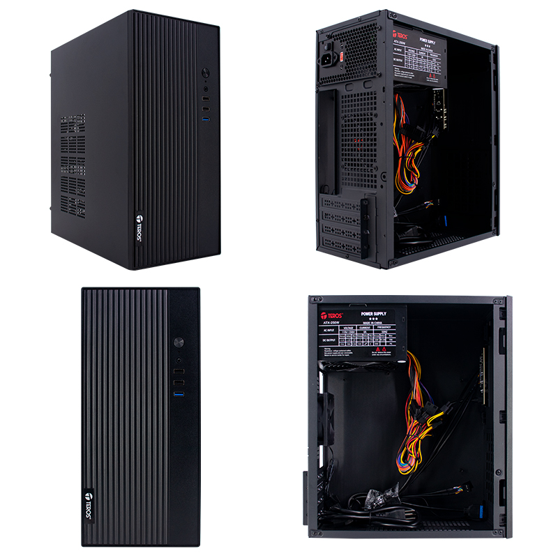 CASE STD MICRO ATX 250W TE1035