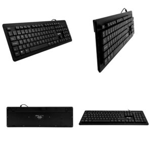 TECLADO LAVABLE, SELLADO, IPX7
