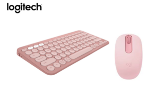 Combo TECLADO LOGITECH K380 BT ROSADO y M196 Bluetooth Mouse