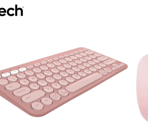 Combo TECLADO LOGITECH K380 BT ROSADO y M196 Bluetooth Mouse