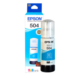 TINTA EPSON CYAN BOTELLA T504