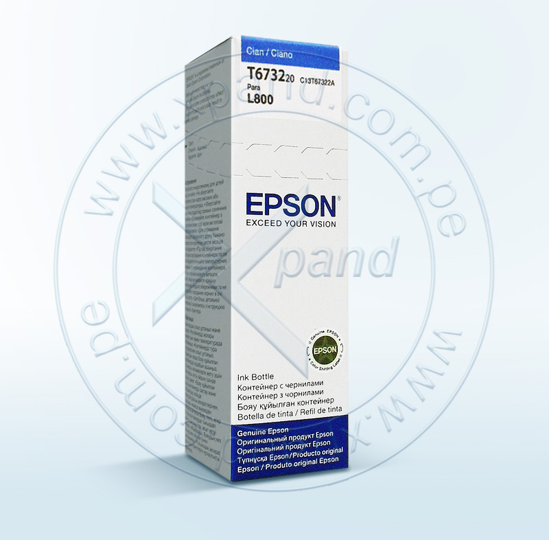 TINTA EPSON L800 CIAN