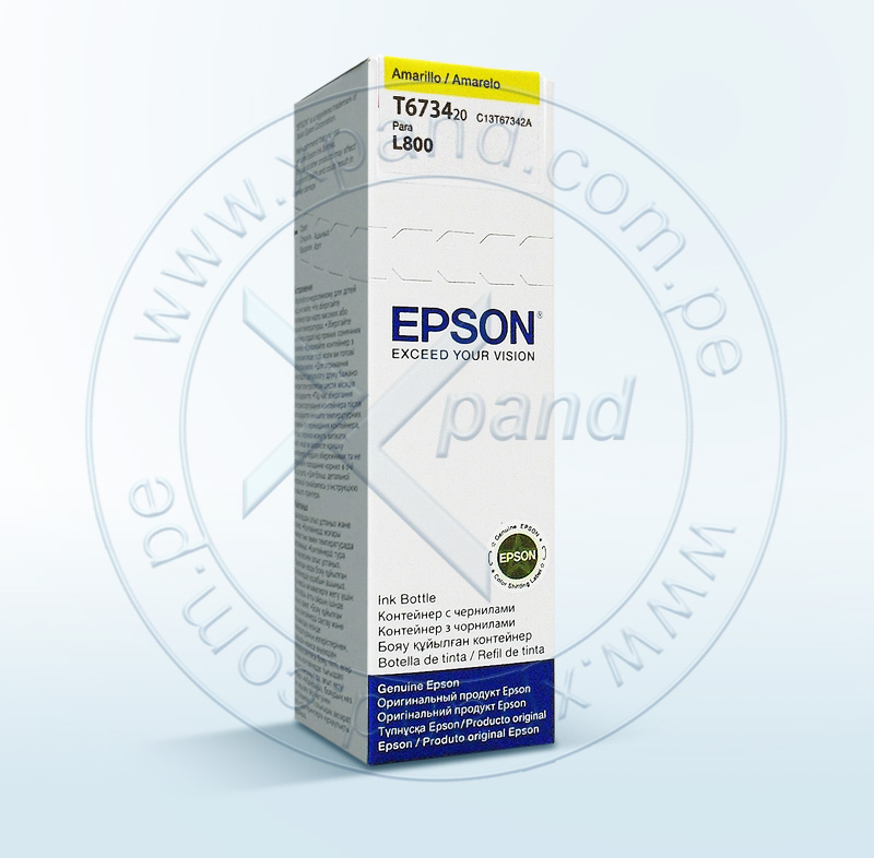 TINTA EPSON L800 AMARILLA